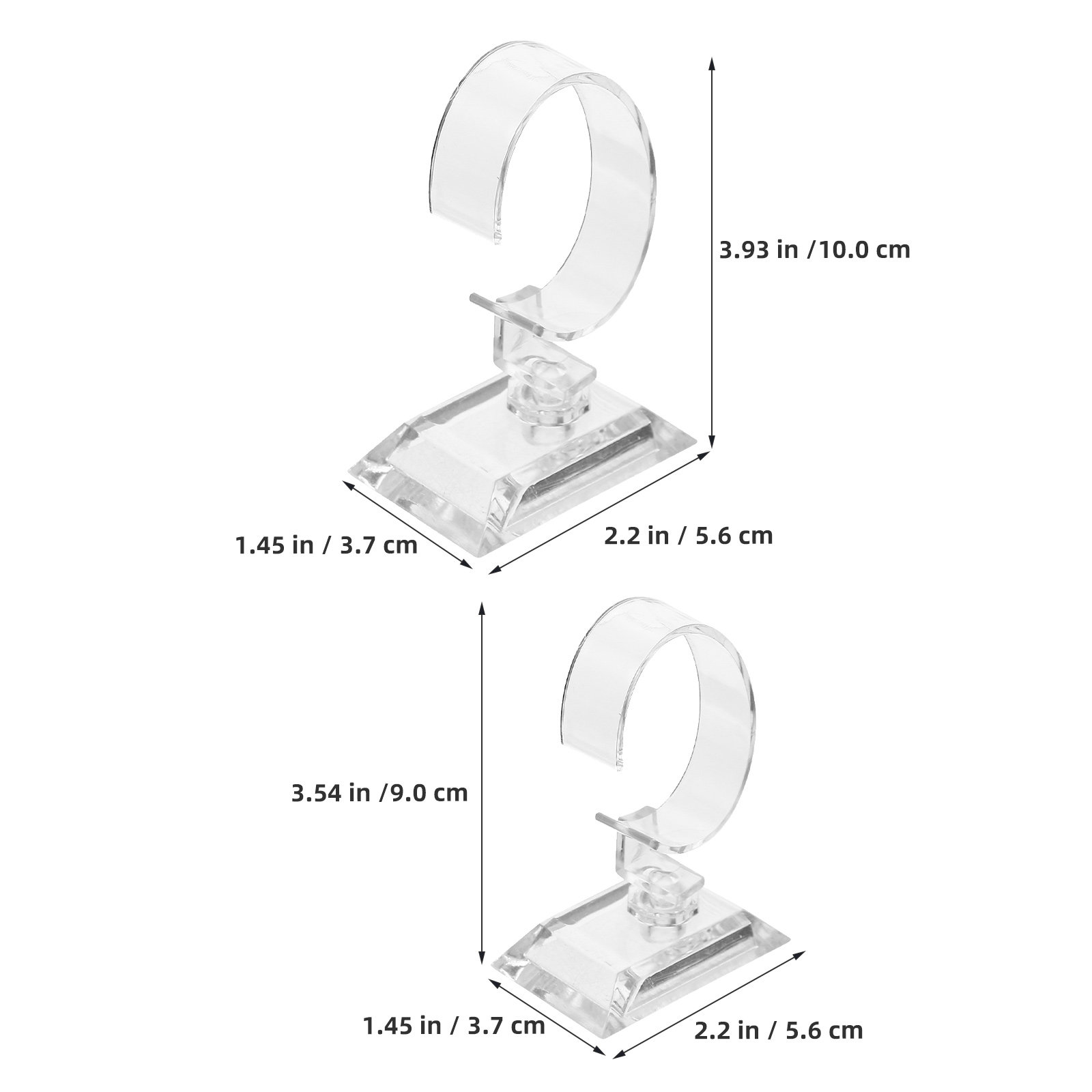 Lot de 10 supports transparent - Jewelry And Watches Inc avis et prix
